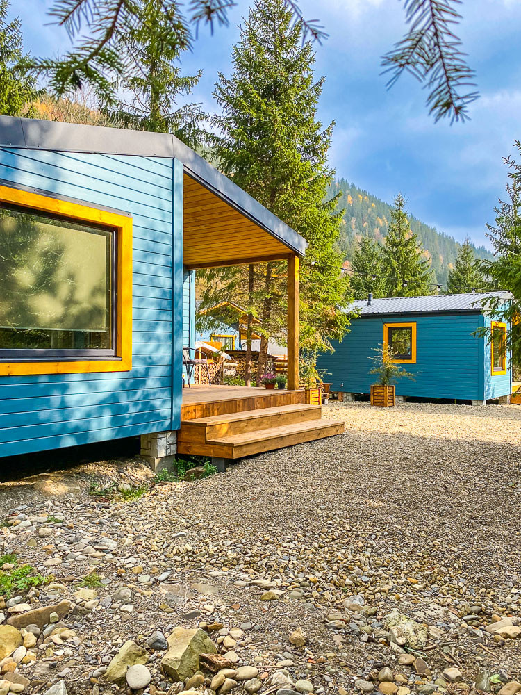 Будиночки «Tiny Blue House A & B» Криворівня