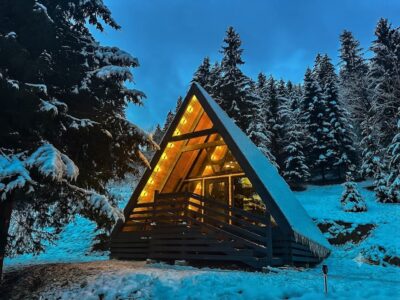 Будиночок A-frame «Forest_Dream_Lodge» Верхній Ясенів
